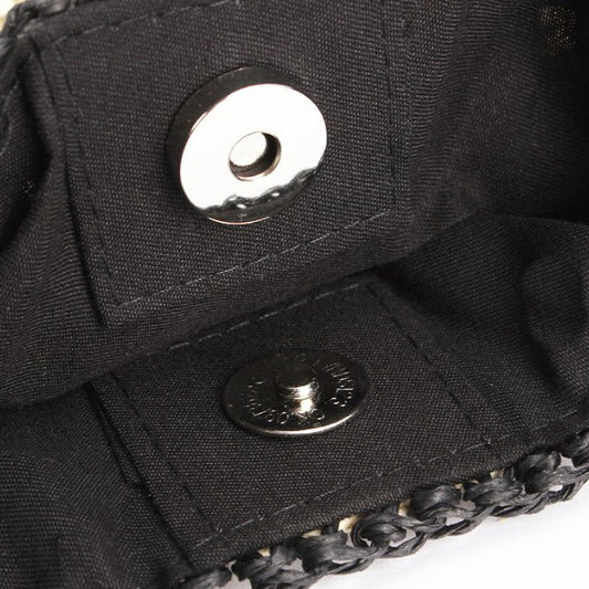 Crochet Boho Handbag - Black