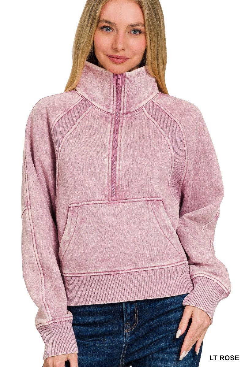 Scuba Pullover - Light Rose