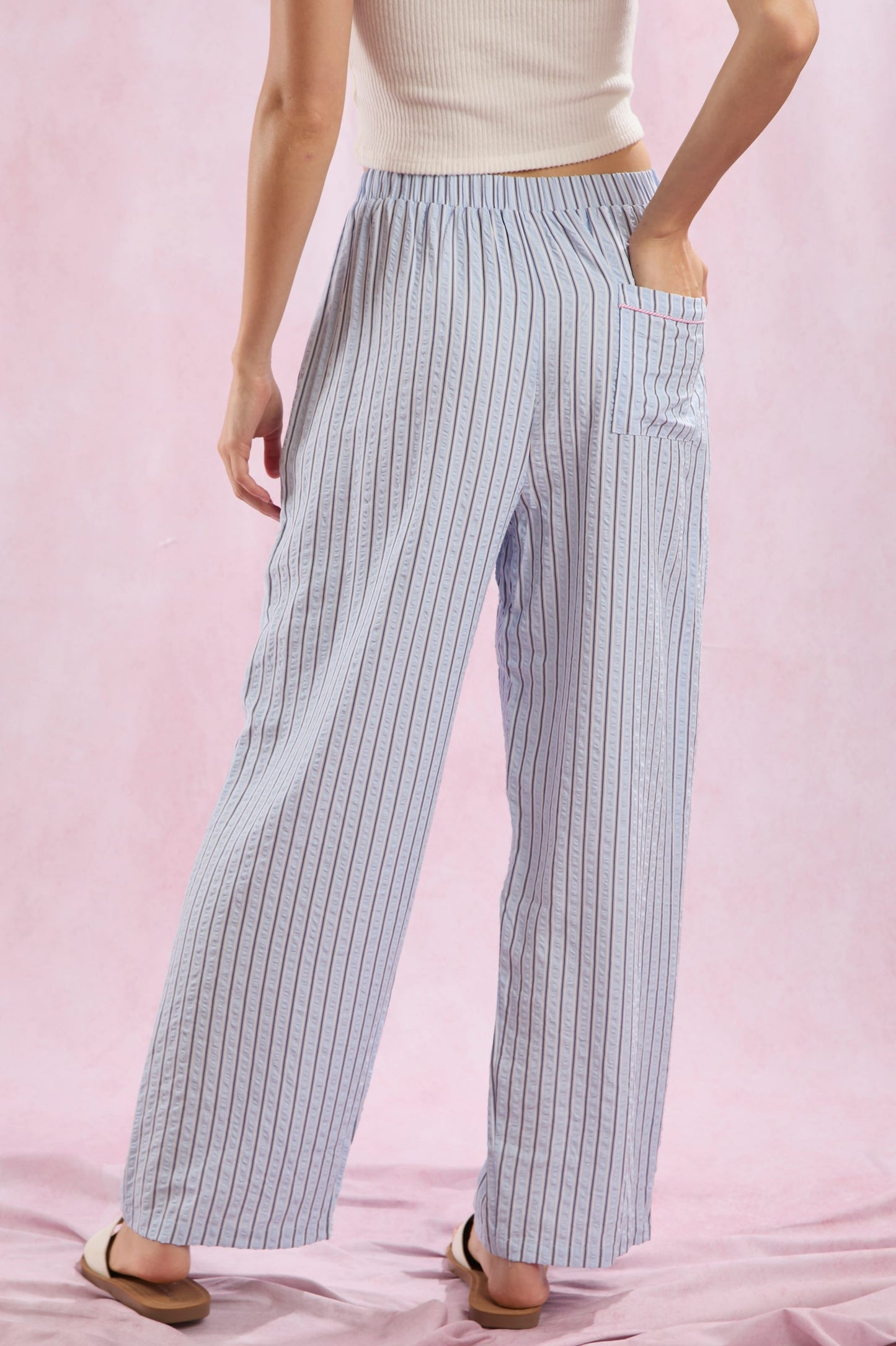 Cotton Candy Cane Pants