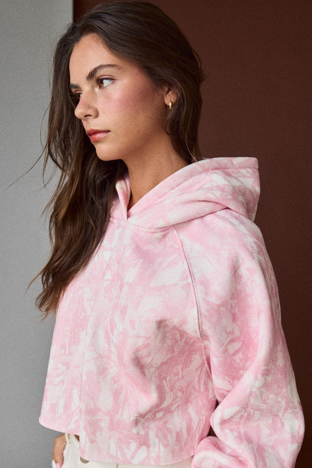 Annie Camo Oversized Fleece Hoodie
