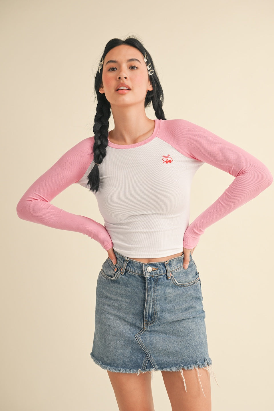 Sweet Cherry Long Sleeve - Pink