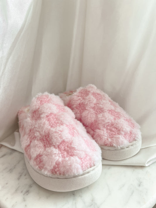 Checkered Slippers