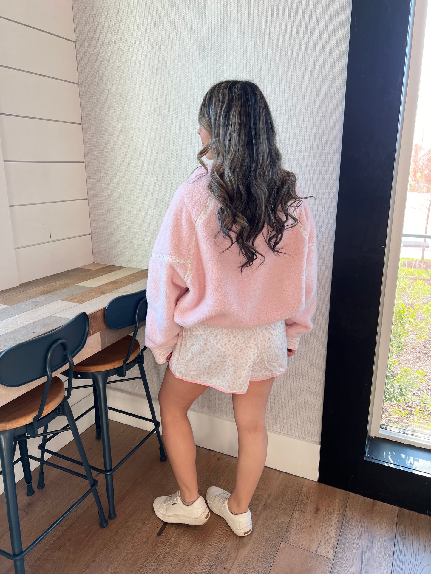 Pink Blooms Short Set