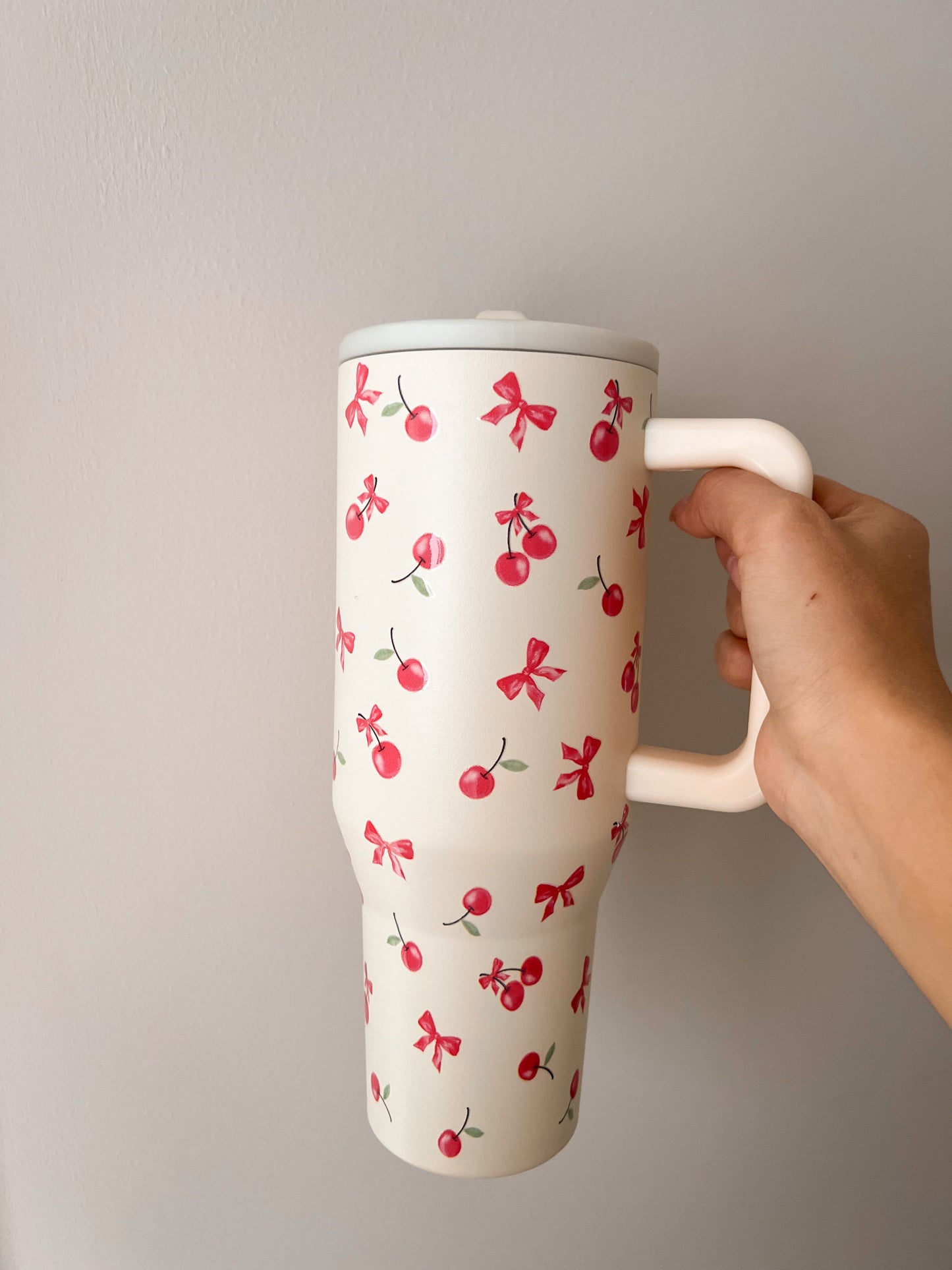 Cherry Bow Tumbler