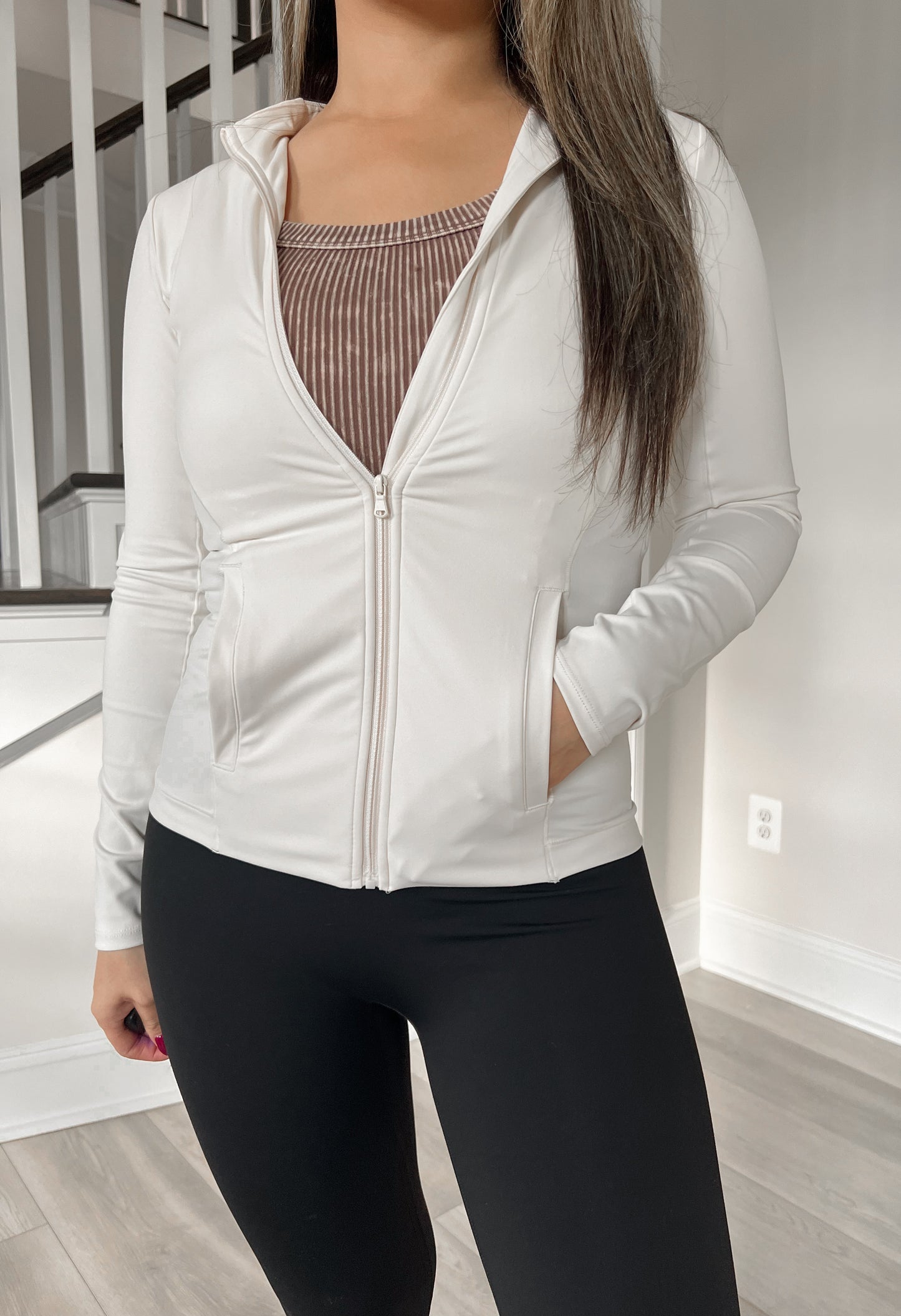 Cream Active Jacket