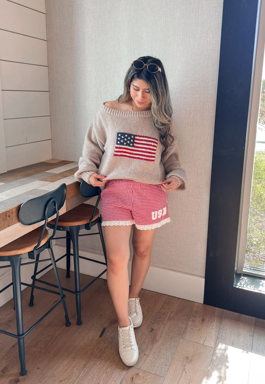 Americana Oversized Sweater