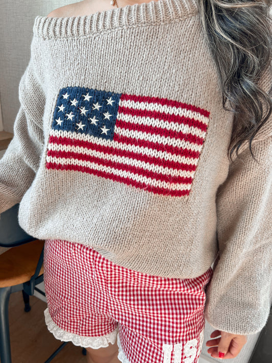 Americana Oversized Sweater