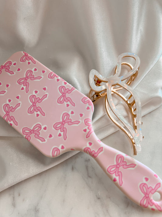 Iridescent Bow Hair Clip