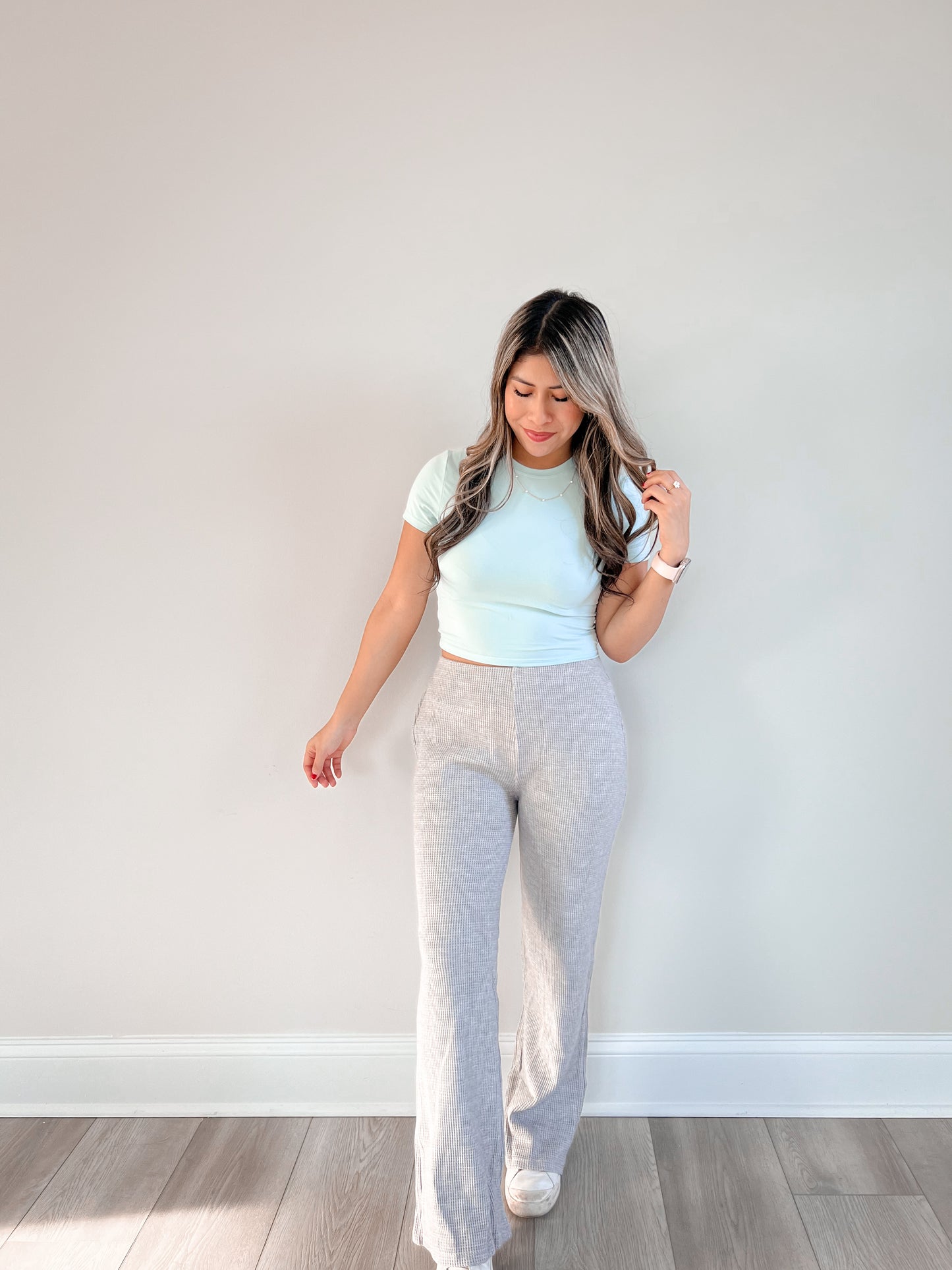 Waffle Knit Pants