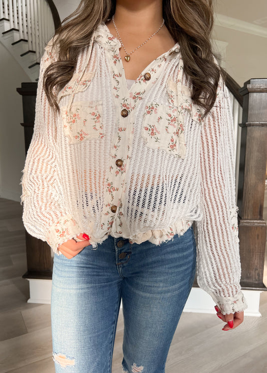 Feel The Breeze Jacket - Off White/Natural