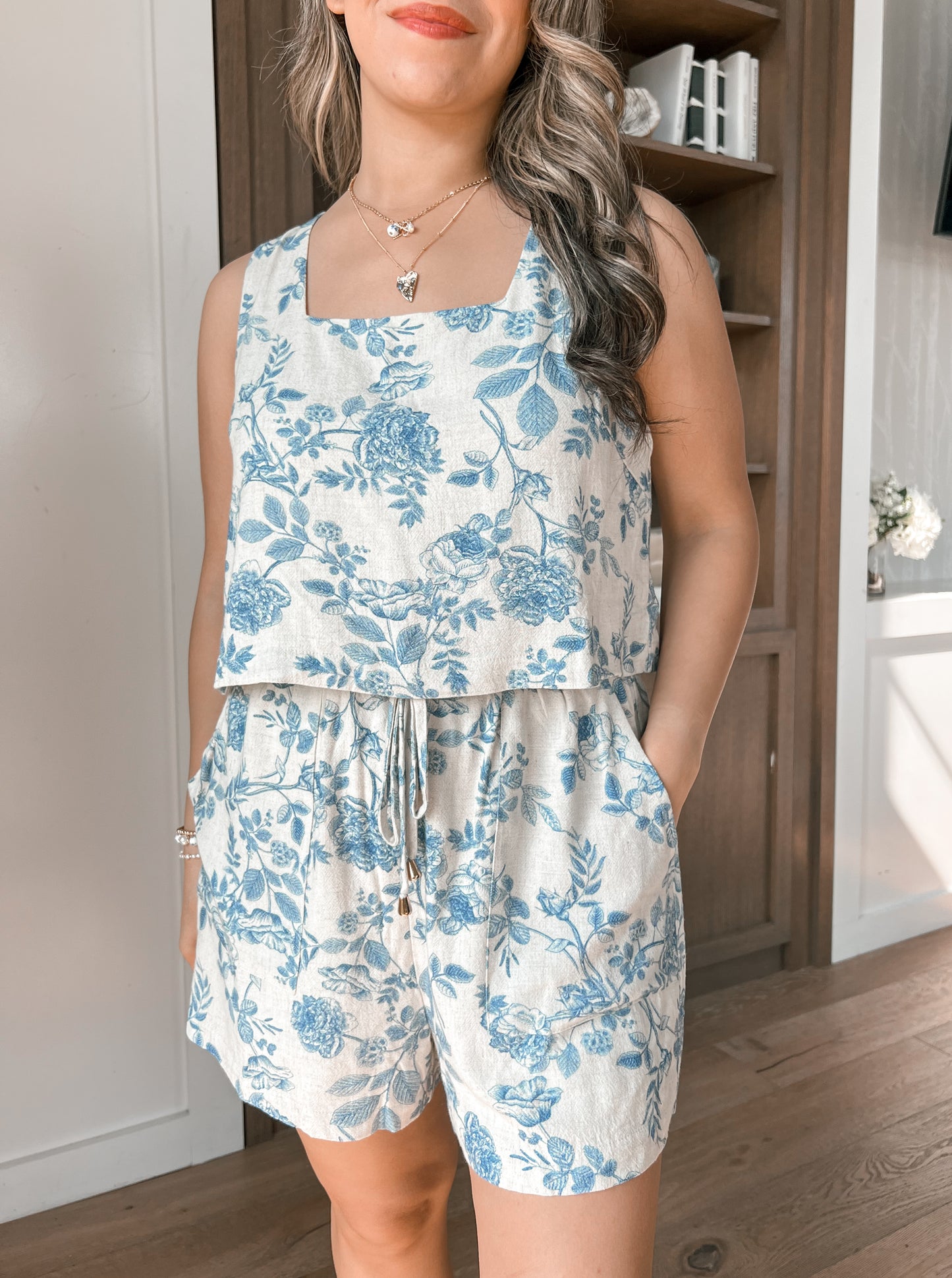 French Garden Romper