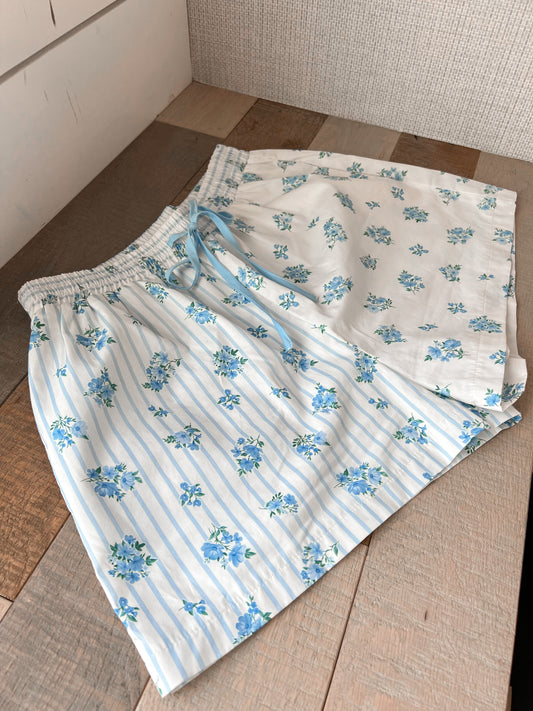 Petals & Stripes Shorts