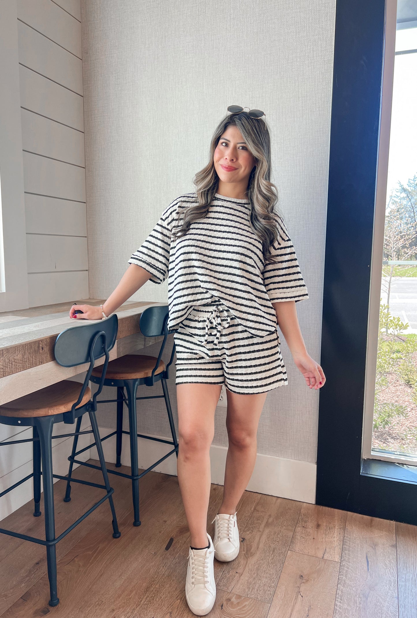 Summer in Stripes Set - Black