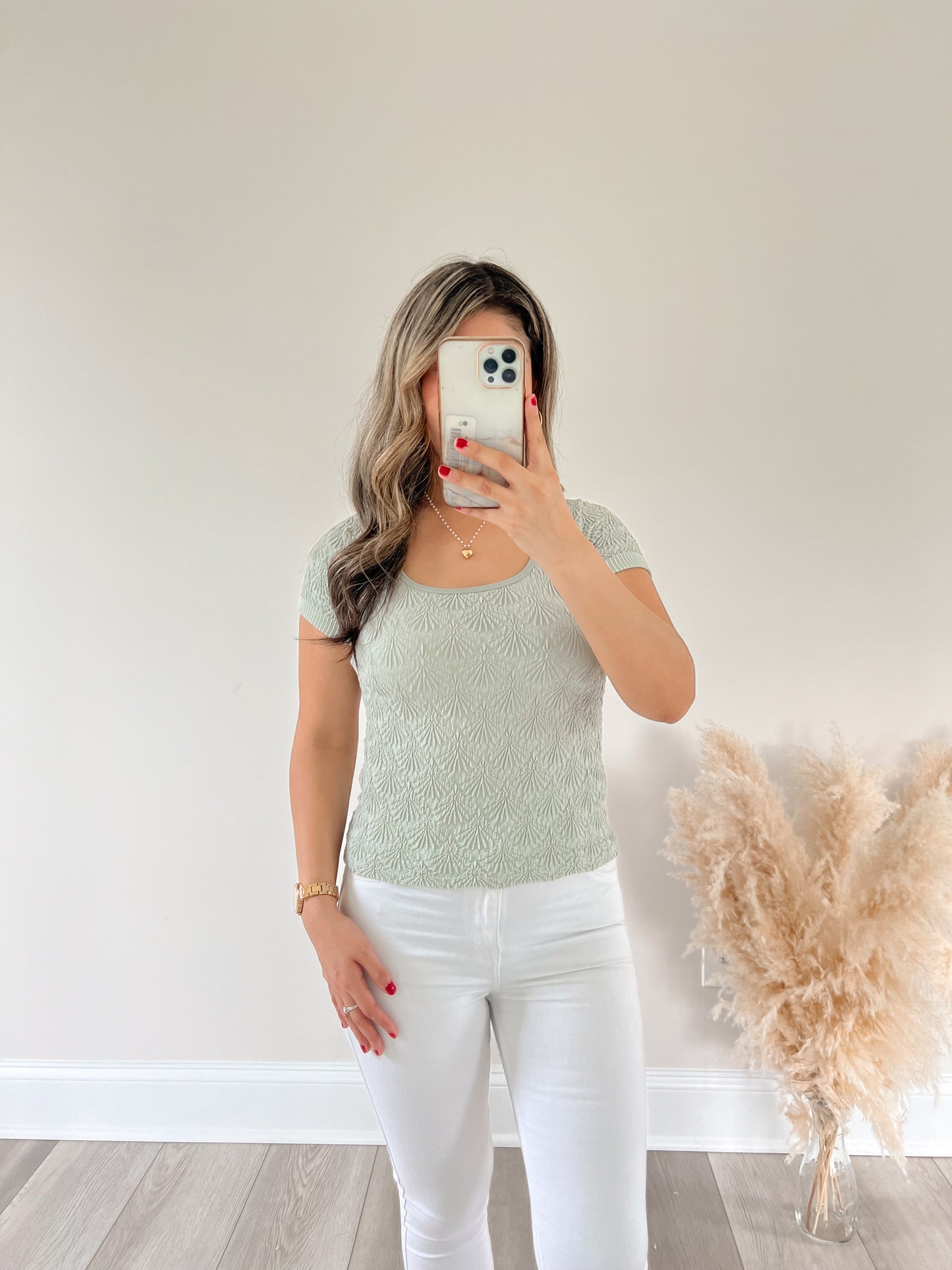 Seamless Scoop Neck Tee