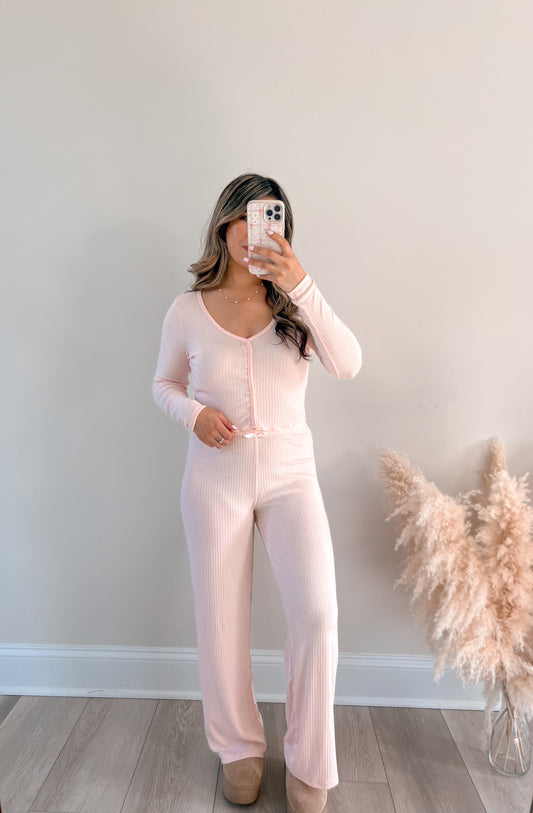 Blushing Pointelle Set