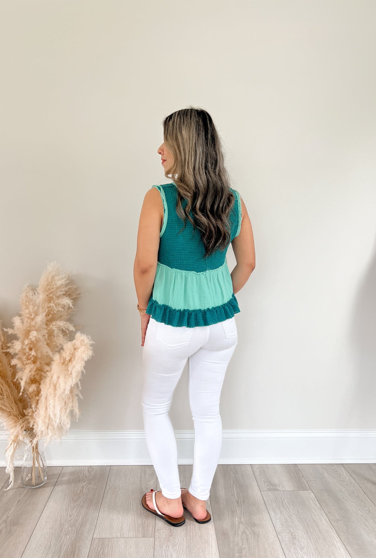 Emerald Babydoll Tank