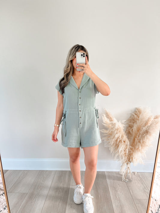 Malibu Cotton Gauze Romper