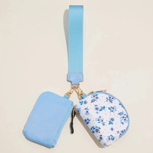 Flower Double Wristlet