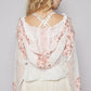 Feel The Breeze Jacket - Off White/Pink Floral