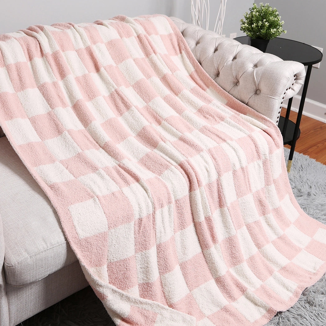 Cozy Checkered Heaven Throw