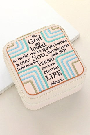 Faith Travel Jewelry Box