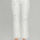 Pearl Distressed Straight Jeans