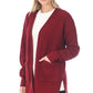 Burgundy Cardigan