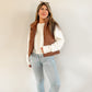 Chocolate Corduroy Vest