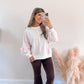 Flower Child Eyelet Pullover