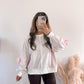 Flower Child Eyelet Pullover