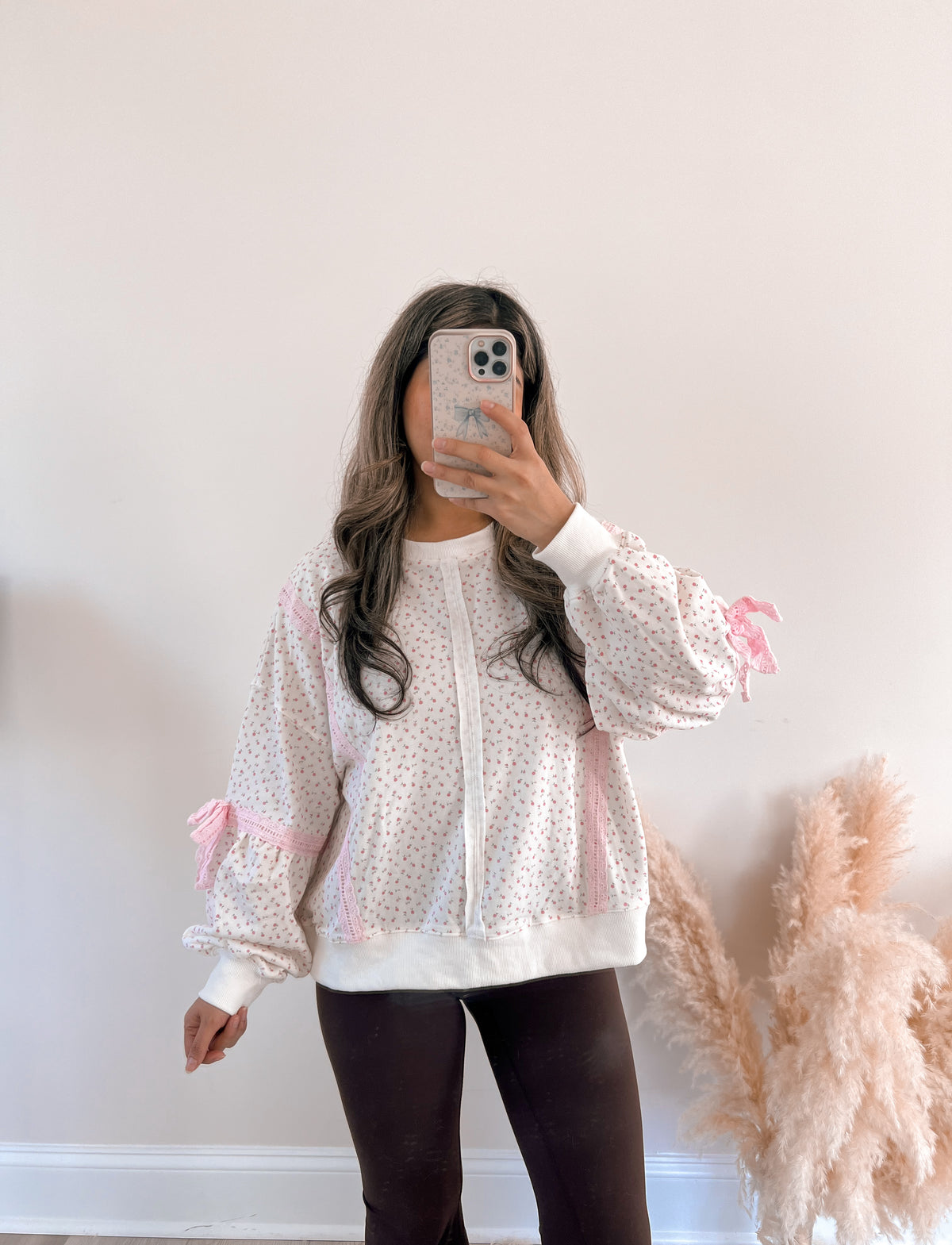 Flower Child Eyelet Pullover
