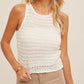 Daisy Crochet Sweater Tank