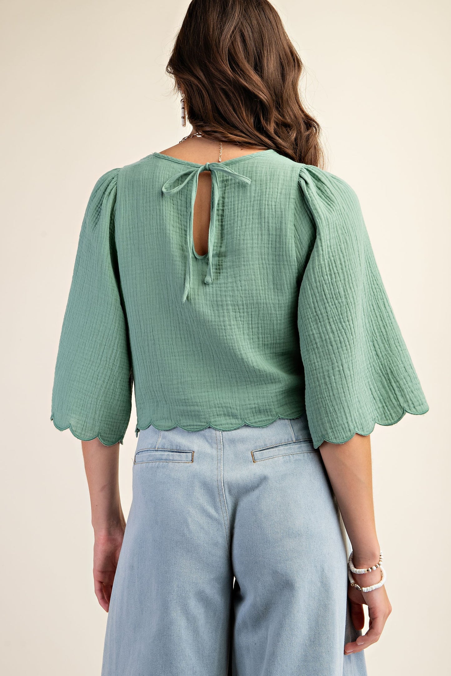 Scalloped Beauty Top