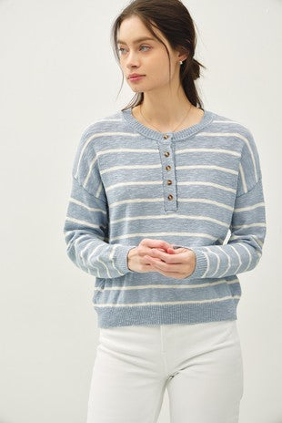 Coastal Striped Sweater