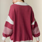 Crimson Oversized Sweater