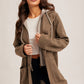 Detachable Hoodie Two-fer Coat