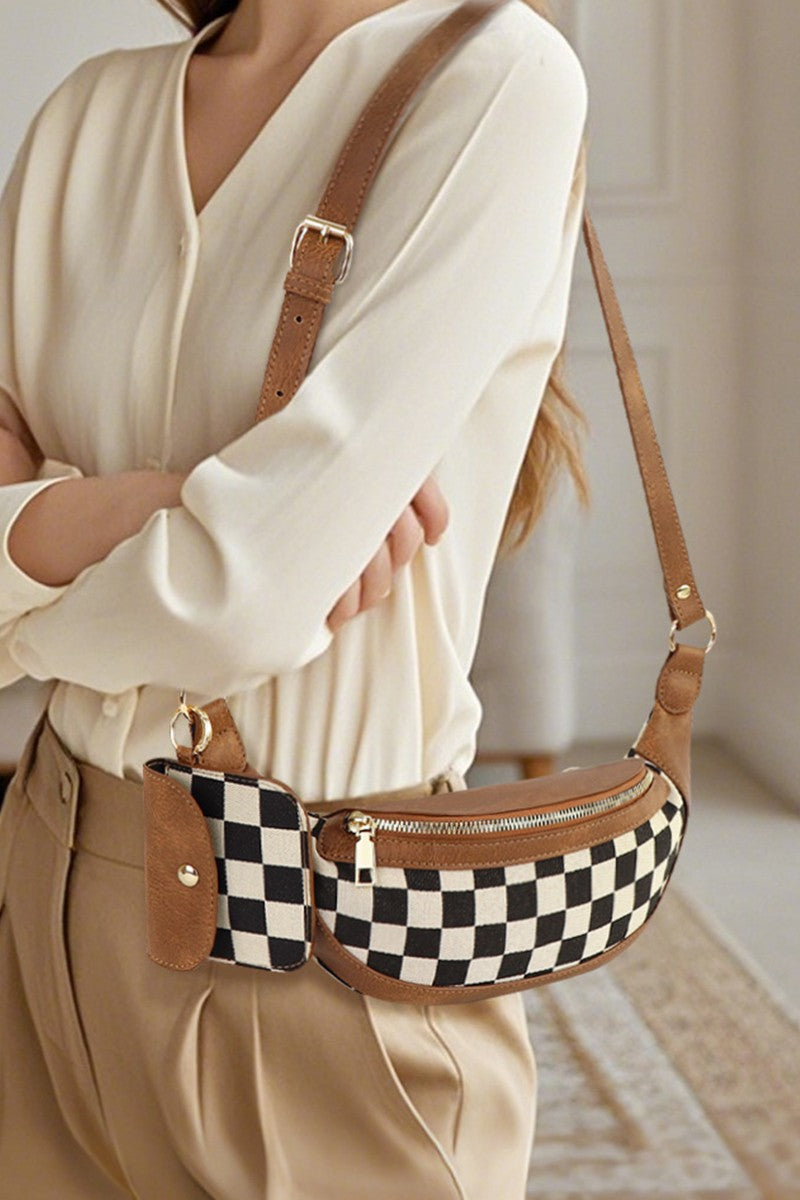 Checkered Sweetheart Bag