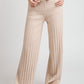 Cozy Wide Leg Pants - Beige