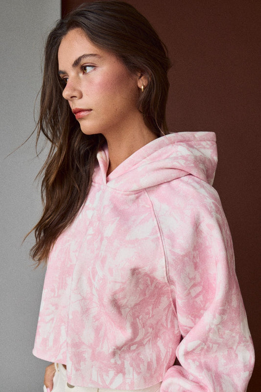 Annie Camo Oversized Fleece Hoodie