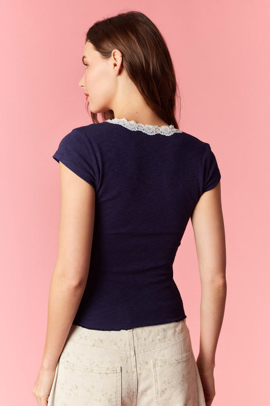 Lacey Scoop Neck Tee