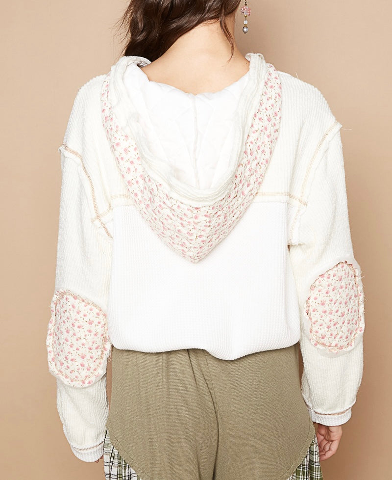 Fall Breeze Jacket - Cream Floral