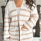 On The Go Striped Cardigan