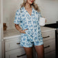 Toile Print Bows Pajamas