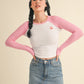 Sweet Cherry Long Sleeve - Pink