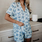 Toile Print Bows Pajamas