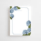 Blue Hydrangea Notepad