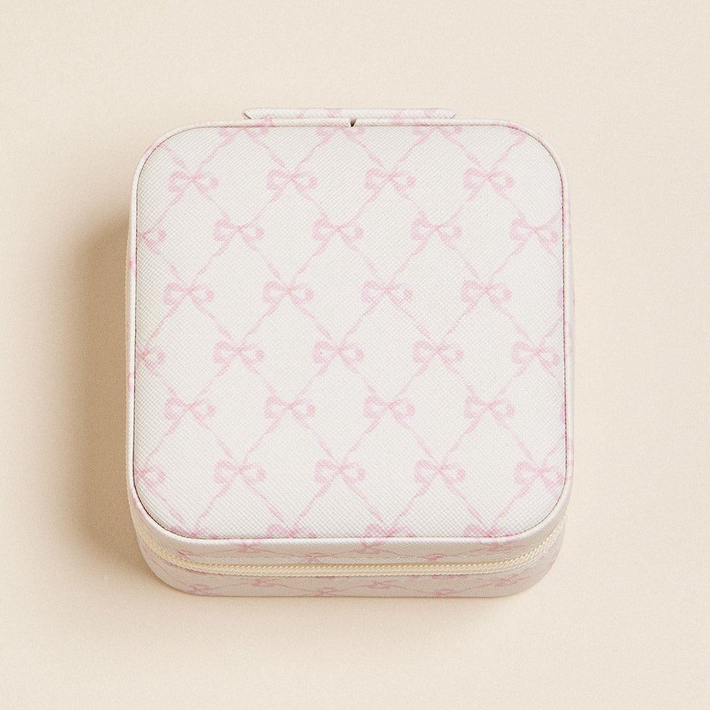 Bow Travel Jewelry Box