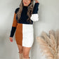 Autumn Leaves Sweater Dress