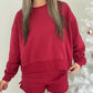 Cozy Fleece Set - Cabernet
