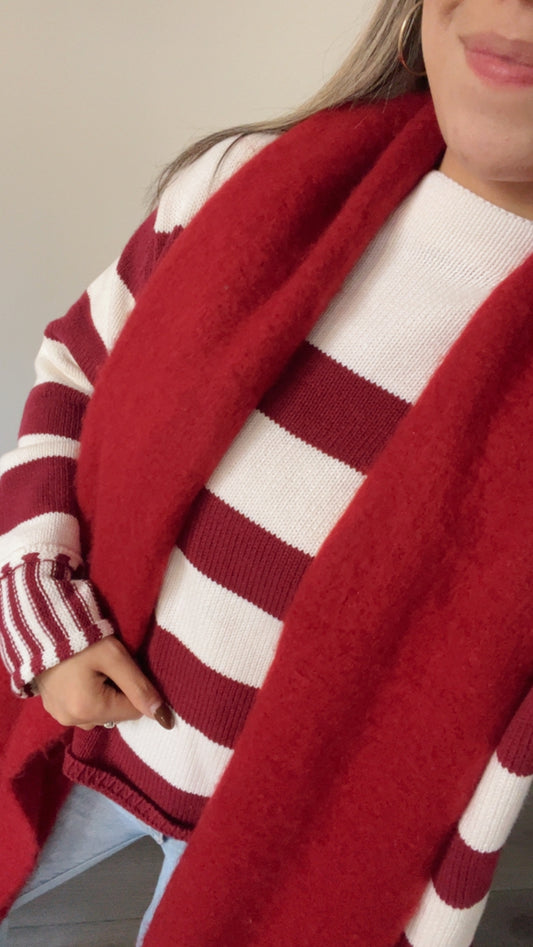 Candy Cane Sweater
